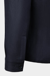 Blouson lin - Marine