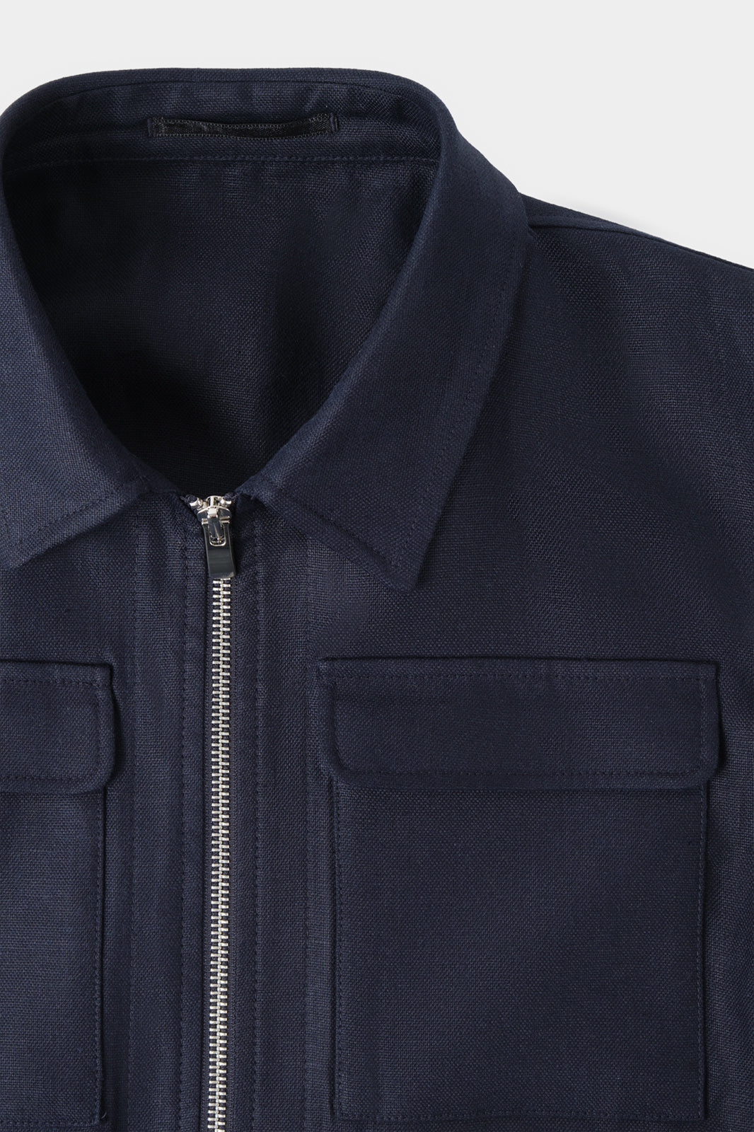 Blouson lin - Marine