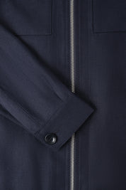 Blouson lin - Marine