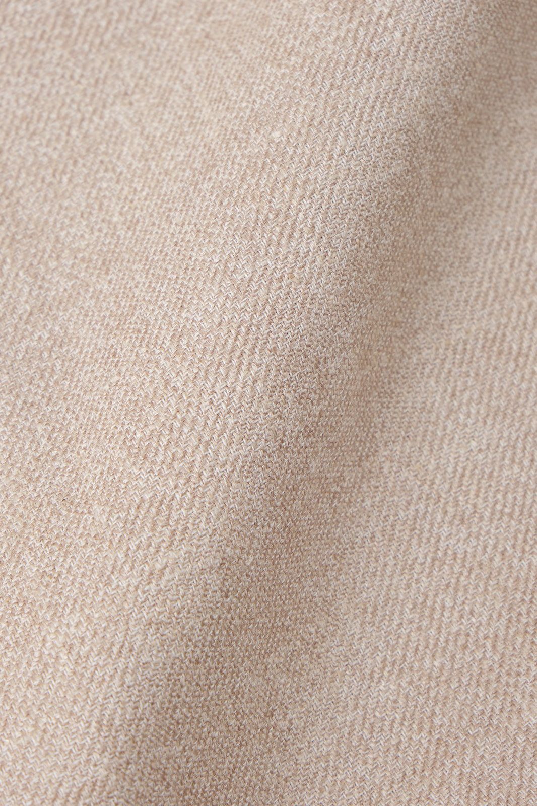 Blazer croisé en lin et soie - Beige