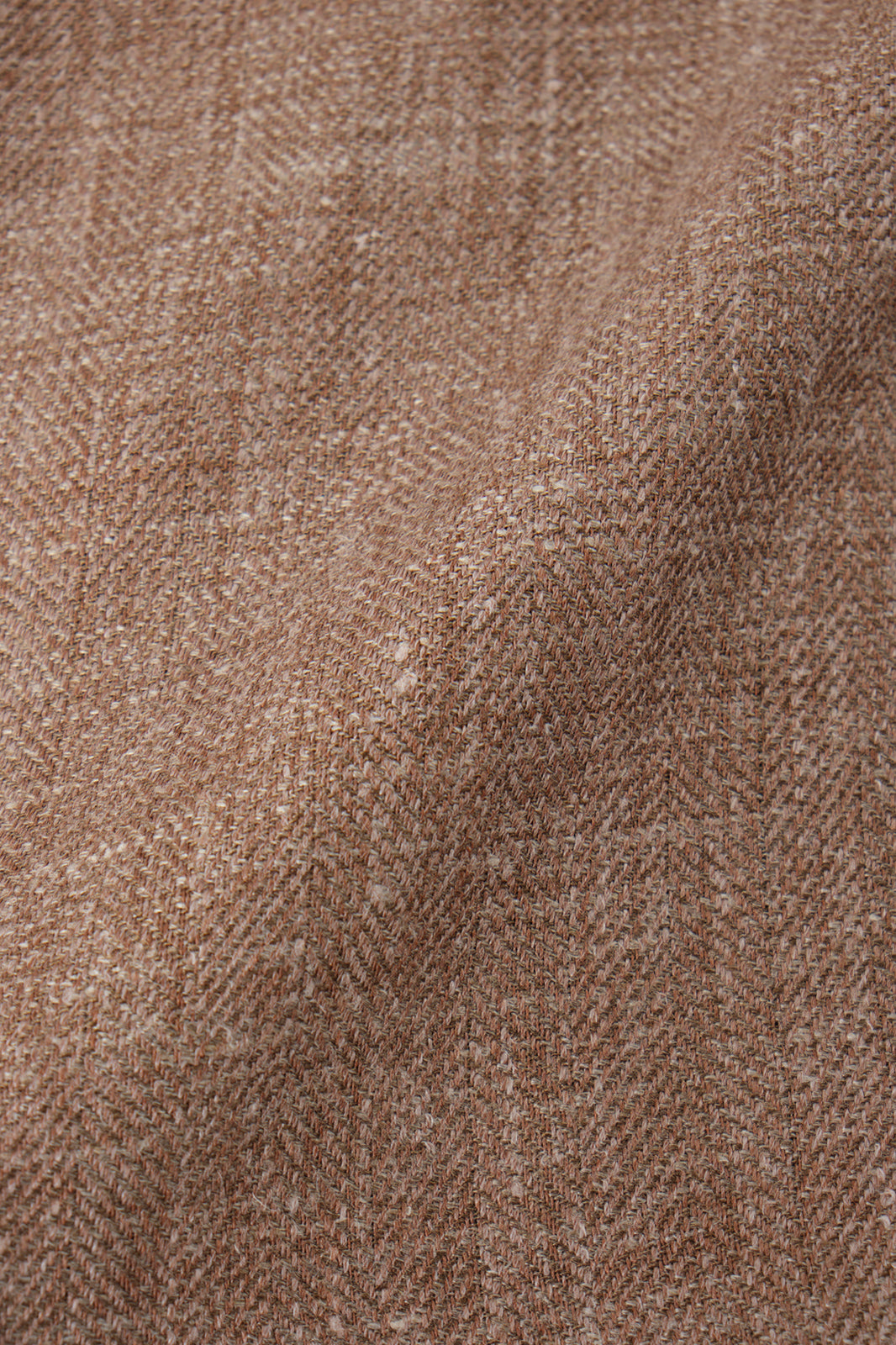 Blazer croisé en lin et soie - Camel