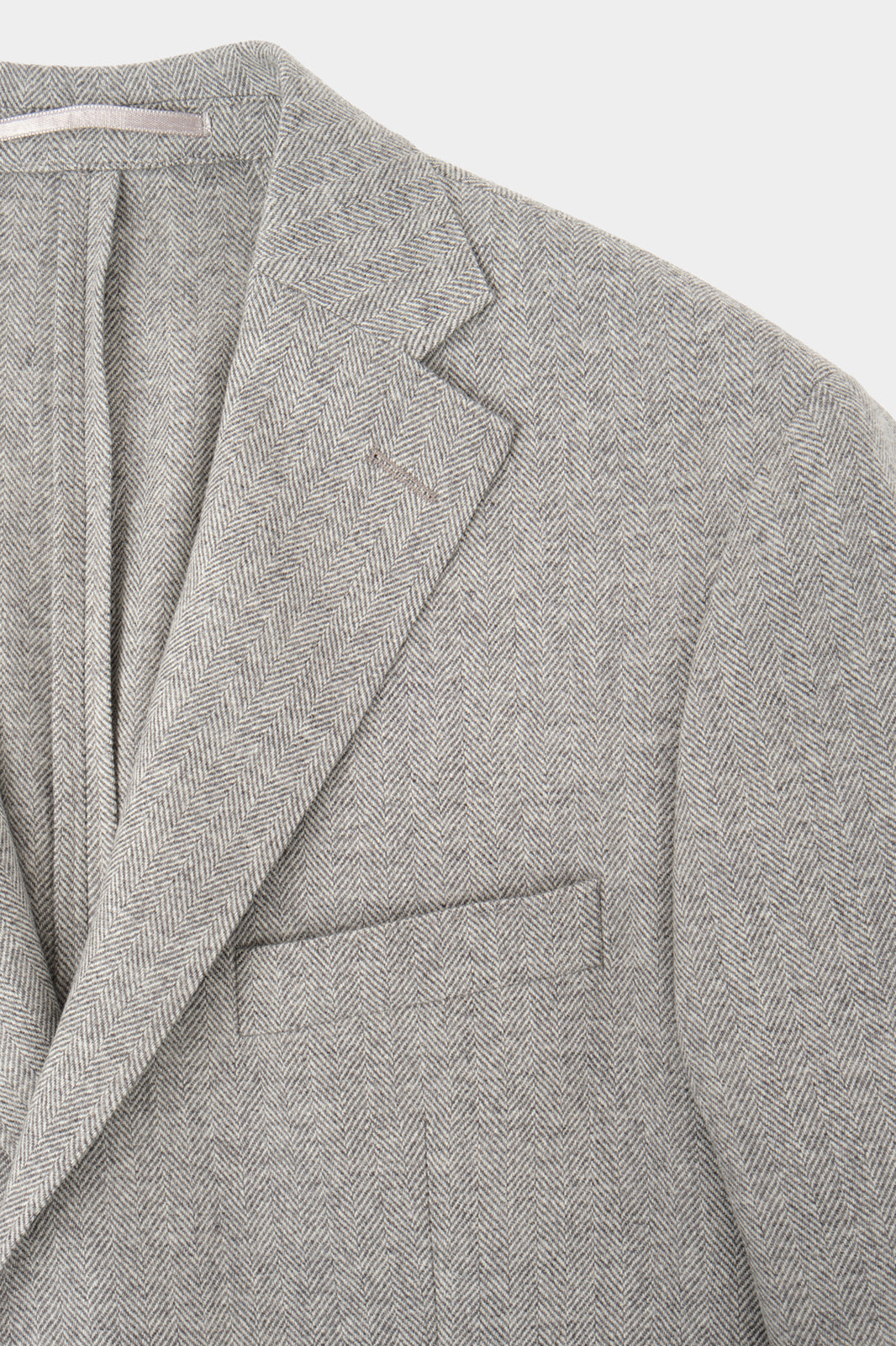 Blazer en laine et cachemire - Gris clair