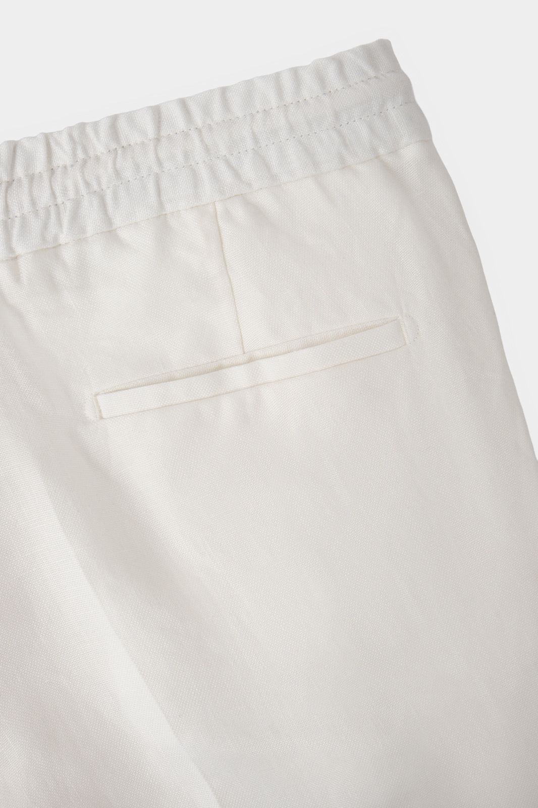 Pantalon jogpant lin - Blanc