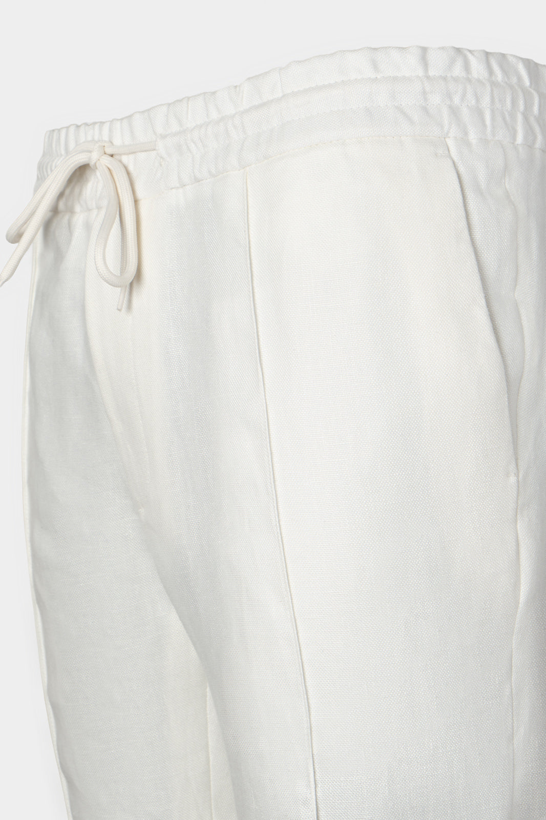 Pantalon jogpant lin - Blanc