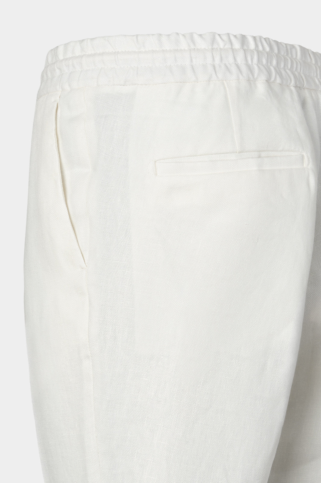 Pantalon jogpant lin - Blanc