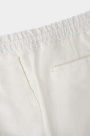 Pantalon jogpant lin - Blanc