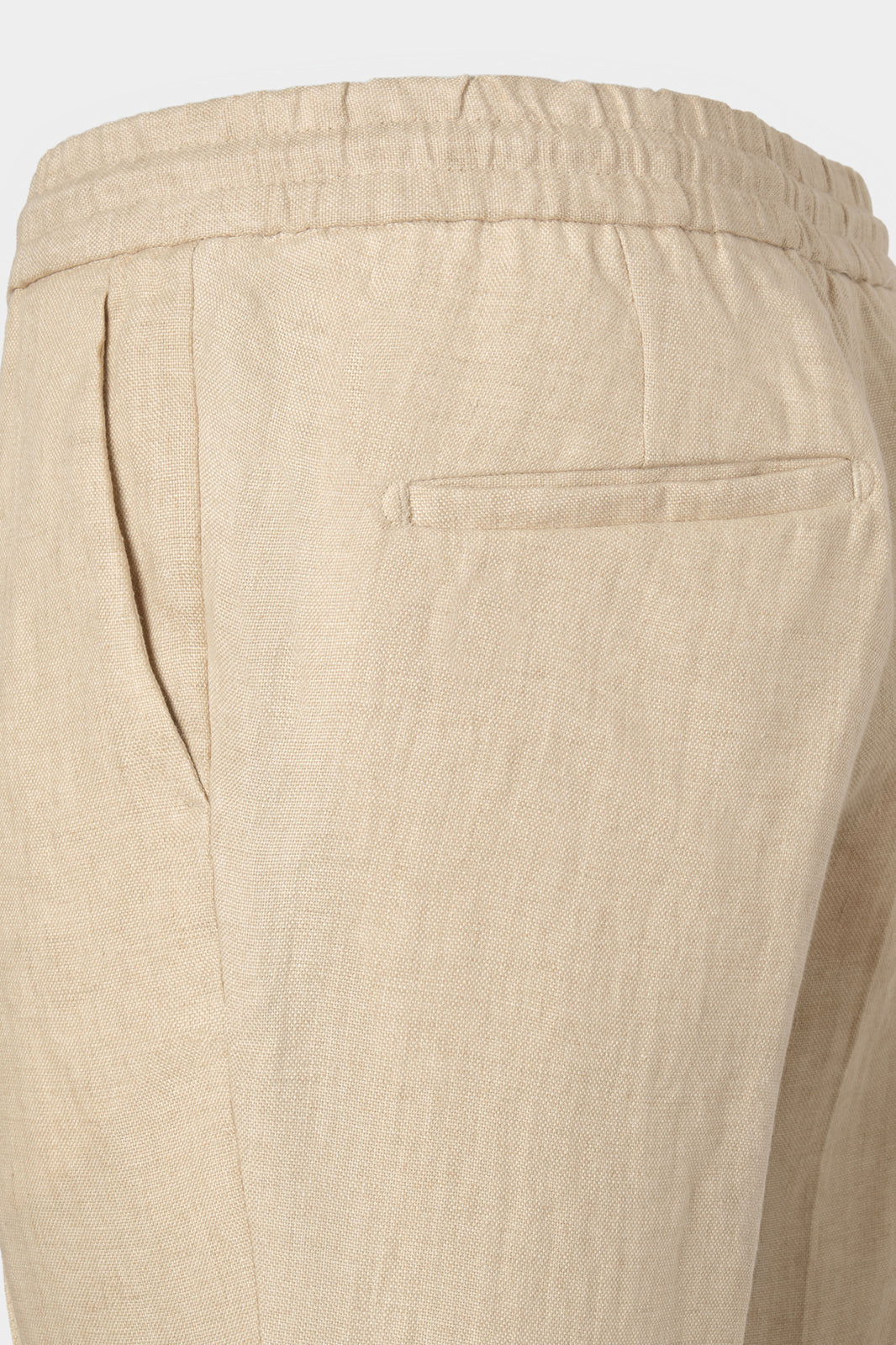 Pantalon jogpant lin - Beige