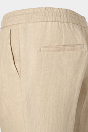 Pantalon jogpant lin - Beige