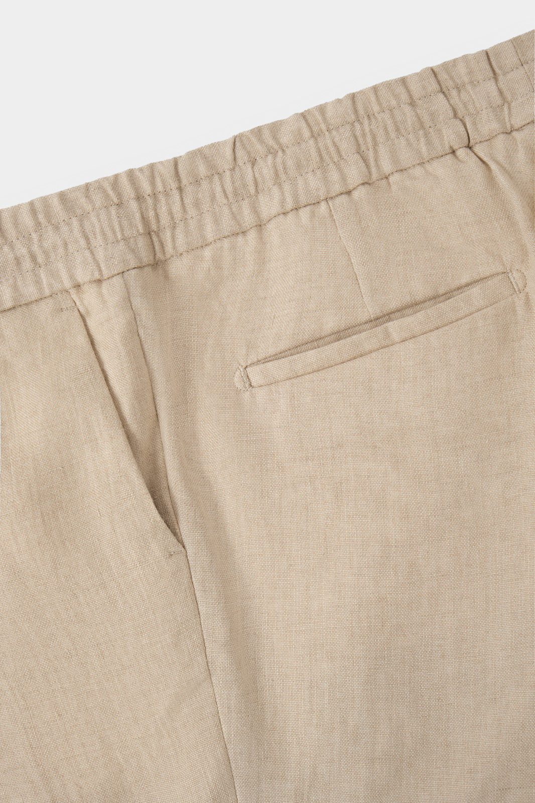 Pantalon jogpant lin - Beige