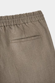Pantalon jogpant lin - Sable
