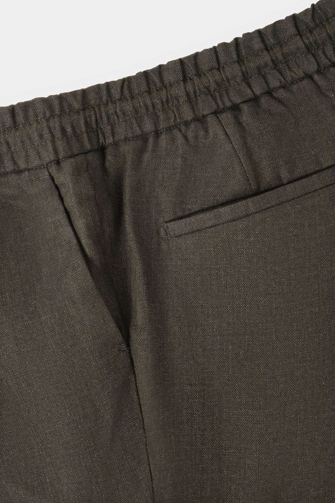Pantalon jogpant lin - Kaki