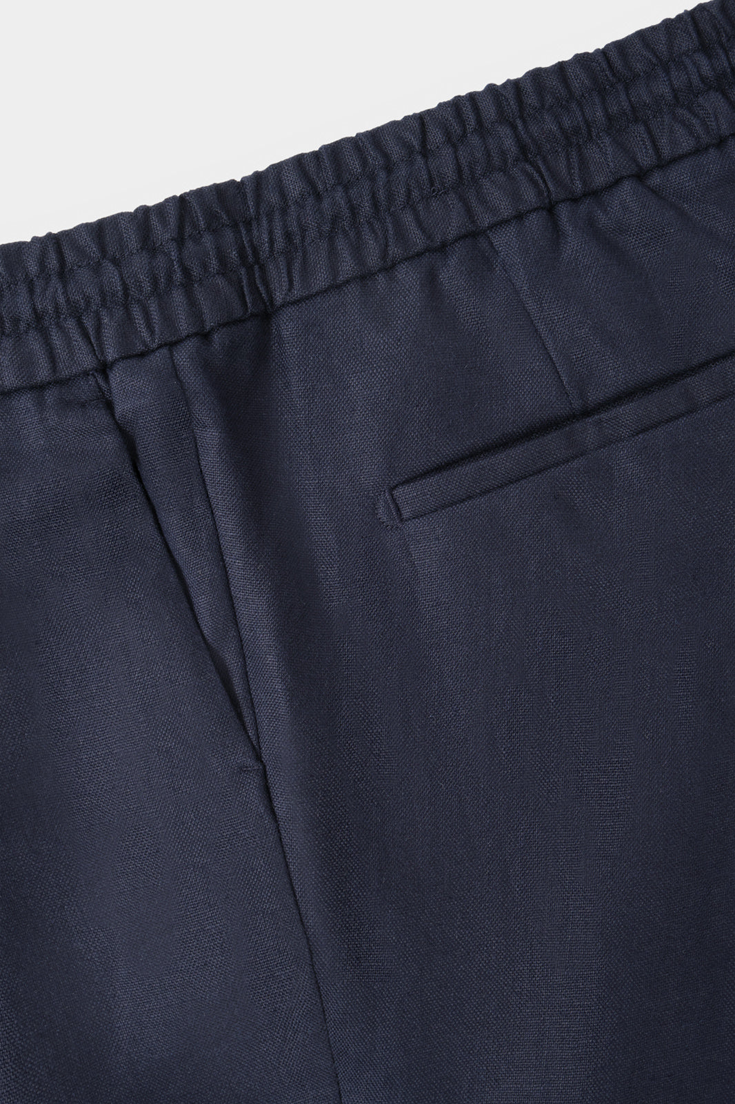 Pantalon jogpant lin - Marine