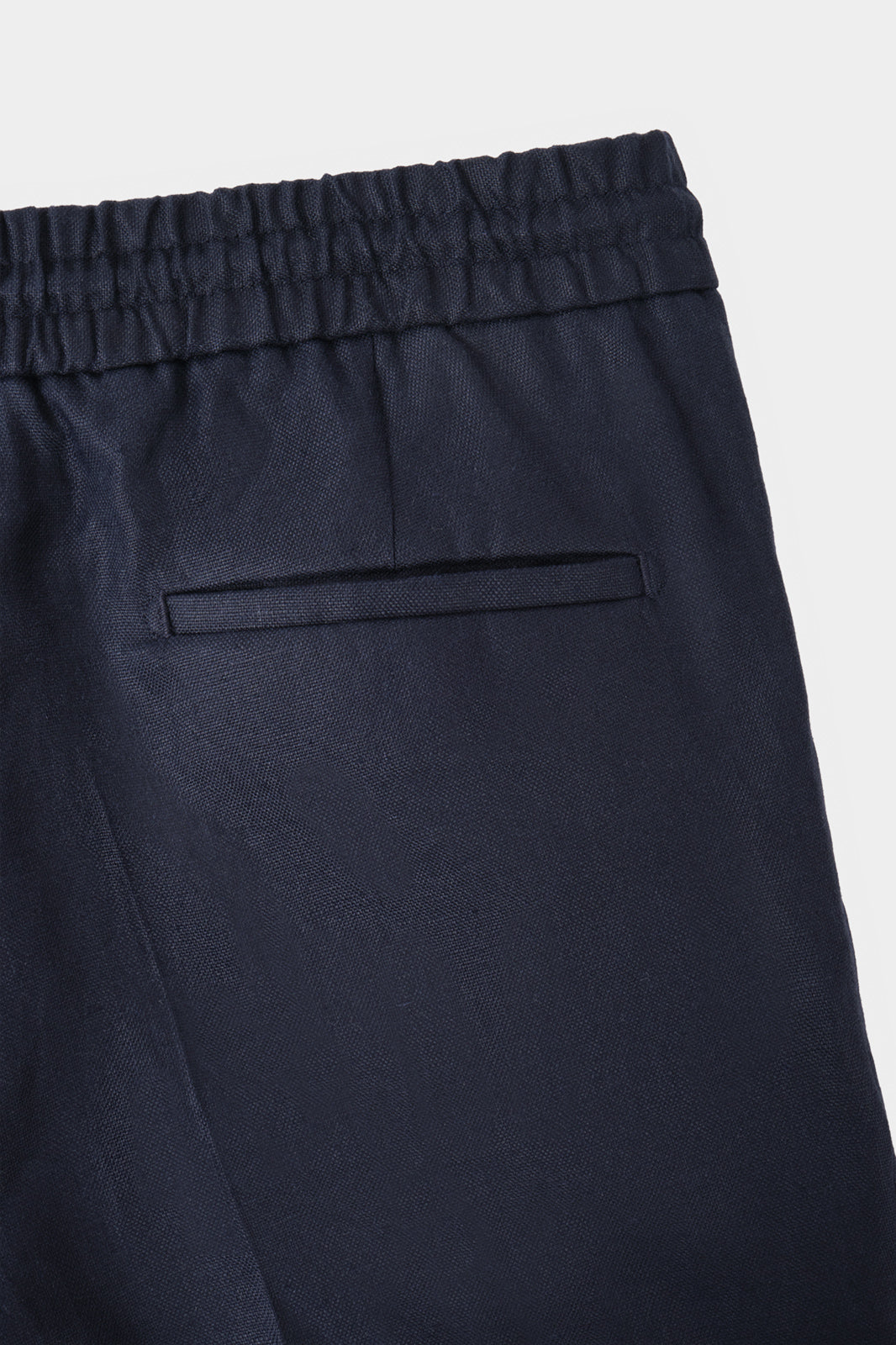 Pantalon jogpant lin - Marine