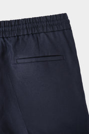 Pantalon jogpant lin - Marine