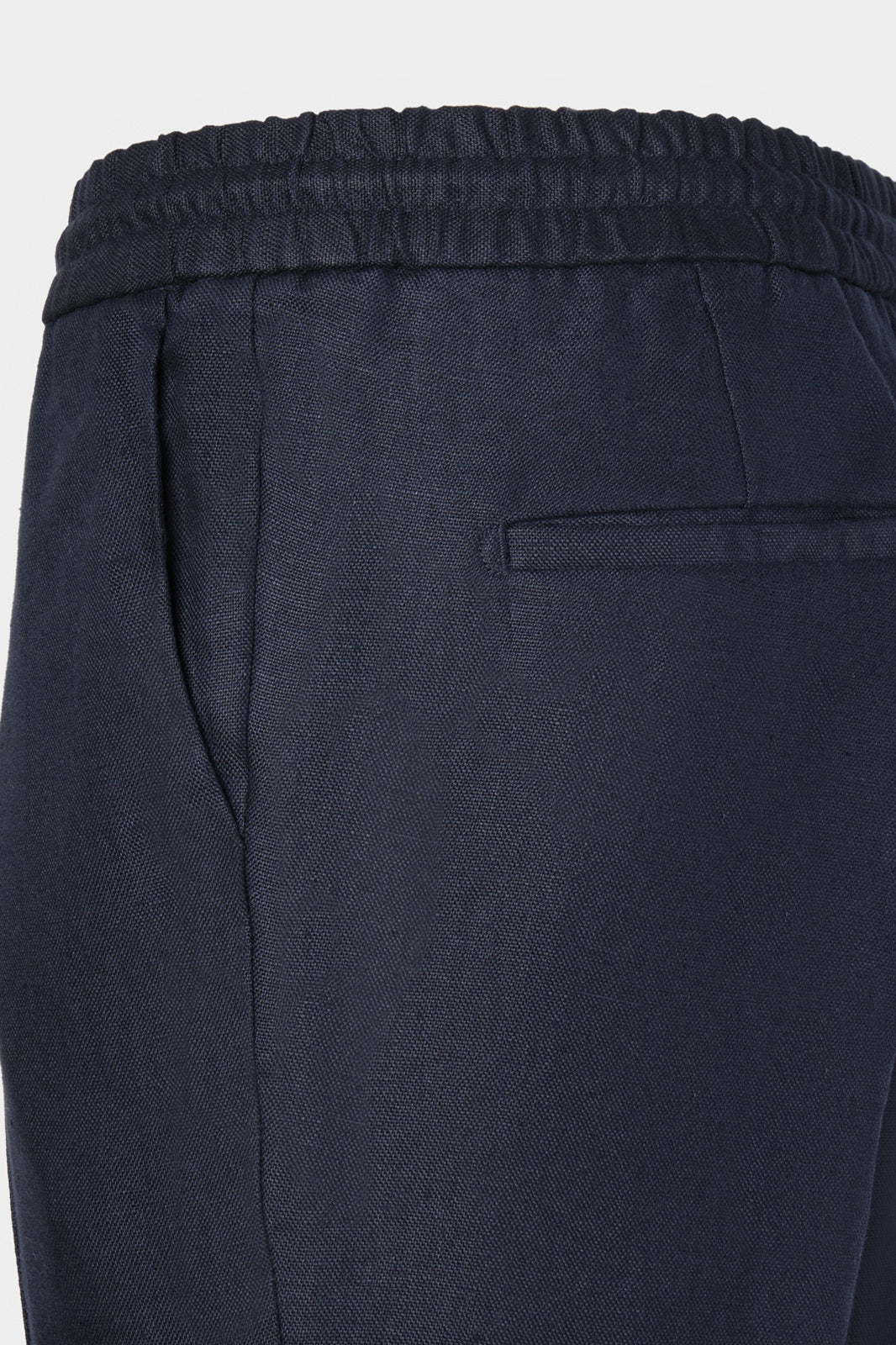 Pantalon jogpant lin - Marine