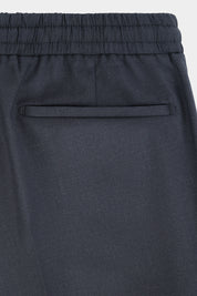 Pantalon jogpant en laine - Gris Anthracite