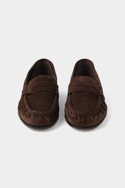 Mocassins en cuir suédé - Marron