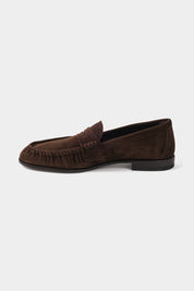 Mocassins en cuir suédé - Marron