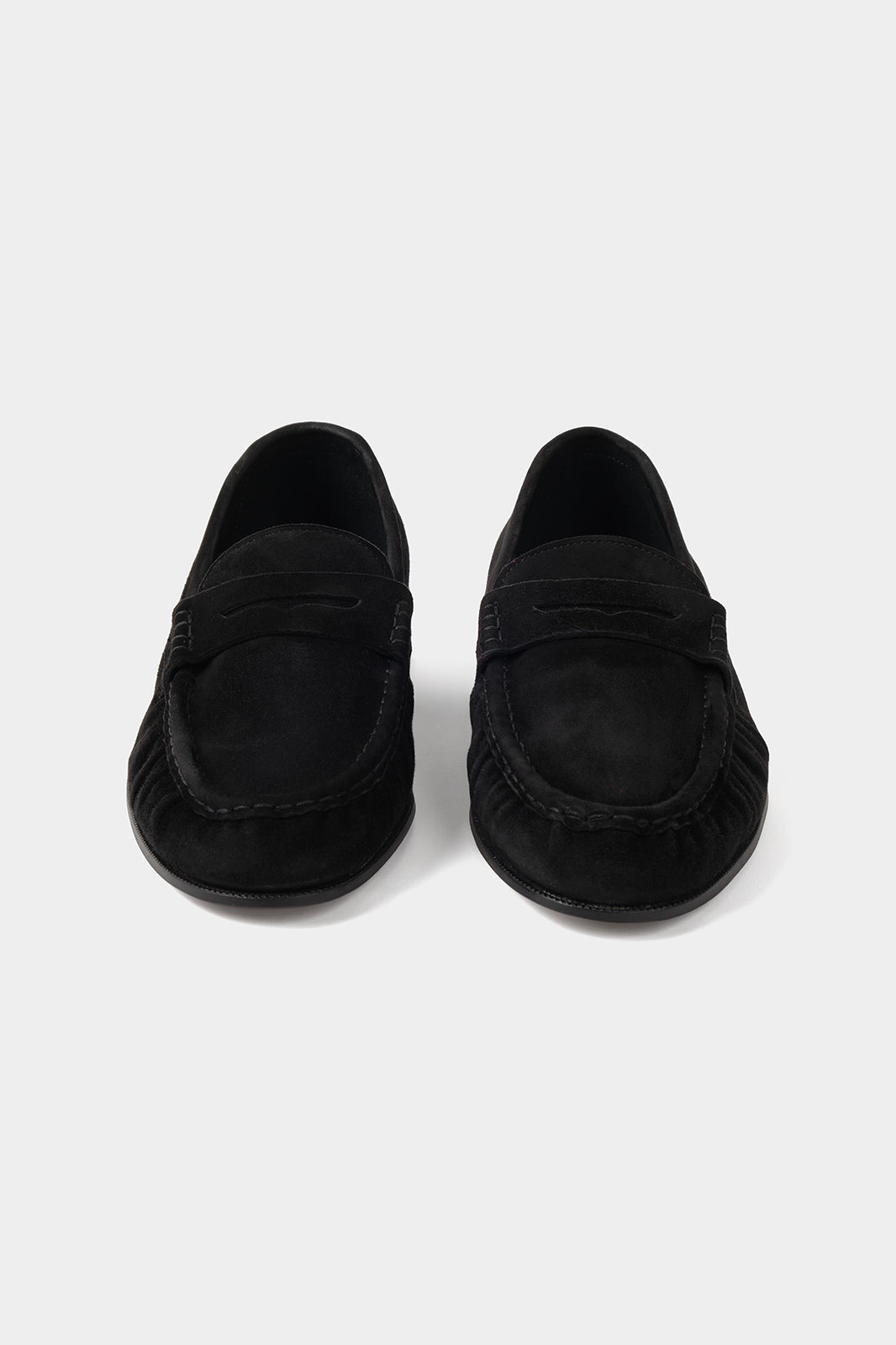 Mocassins en cuir suédé - Noir