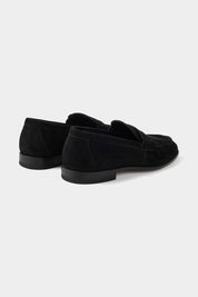 Mocassins en cuir suédé - Noir