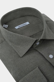 French collar shirt - Khaki - ADRIEN - SWISS PRICE 85