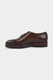 Souliers à lacets patiné - Marron