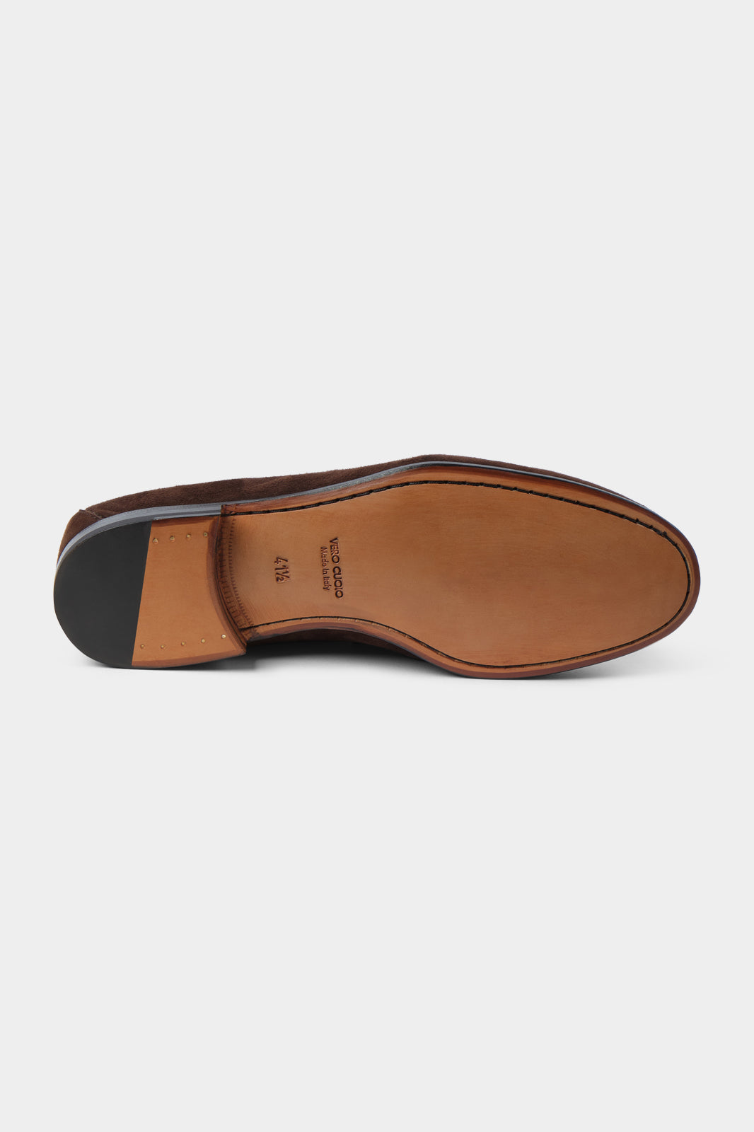 Mocassins en peau penny loafer - Marron