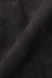 Blouson zippé en peau - Noir