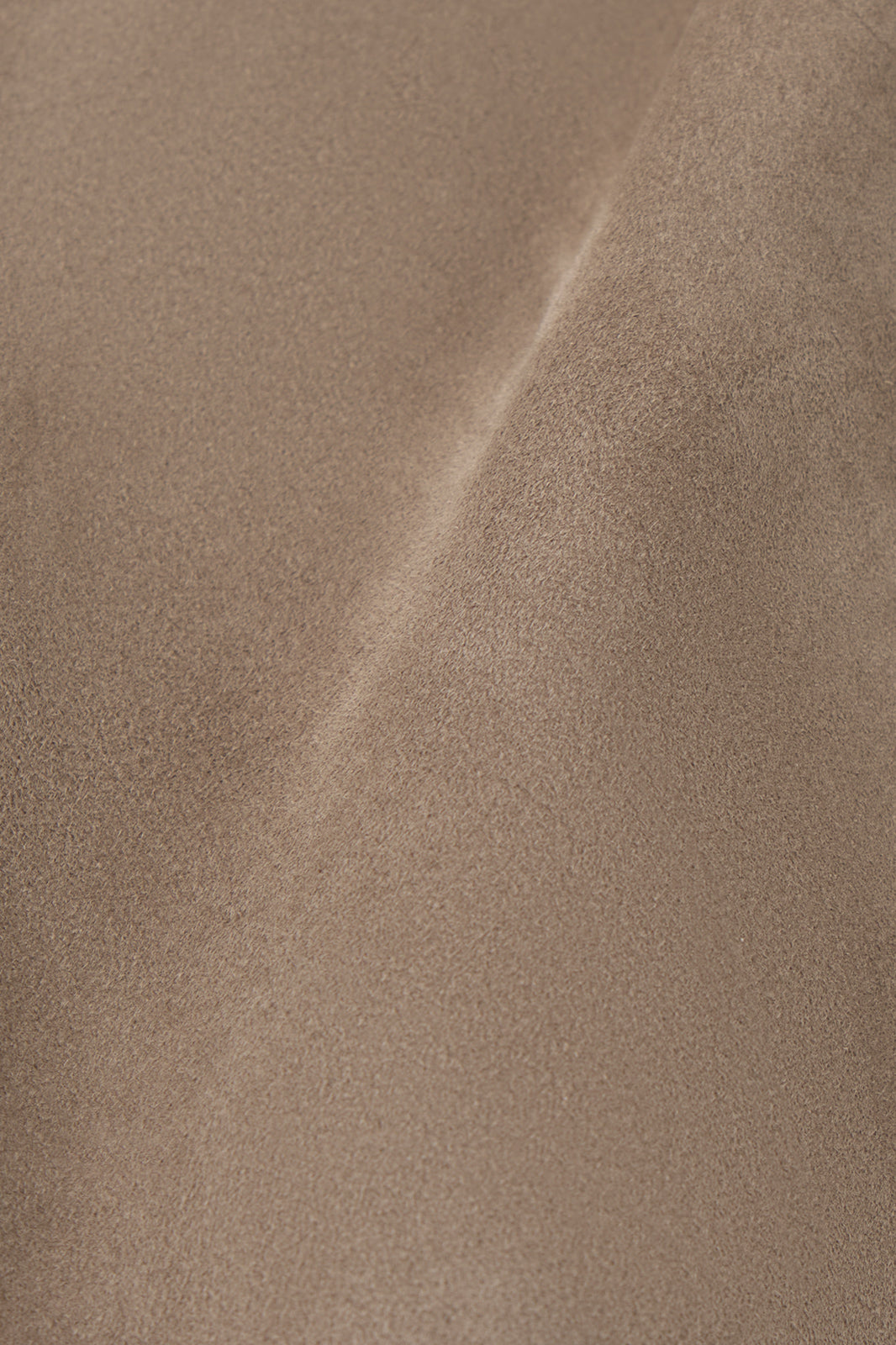 Blouson zippé en peau - Taupe