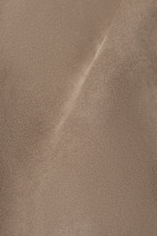 Blouson zippé en peau - Taupe