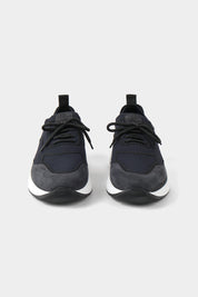 Sneakers bi-matière - Bleu