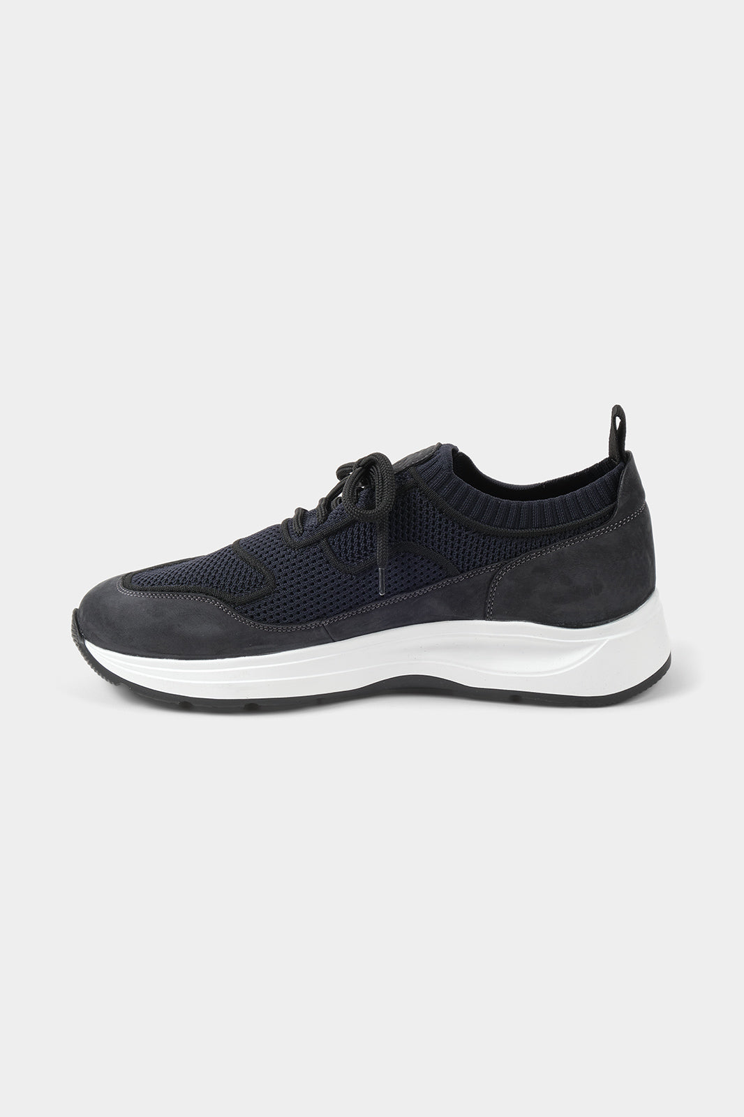 Sneakers bi-matière - Bleu