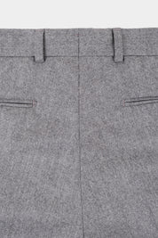 Pantalon classique flanelle - Gris clair