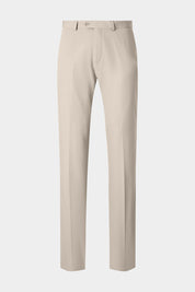 Vue sur fond blanc d'un pantalon technique bon en beige