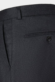 Classic flannel trousers - Dark grey