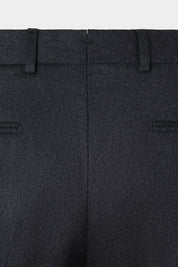 Classic flannel trousers - Dark grey