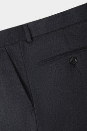 Classic flannel trousers - Dark grey