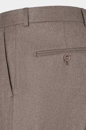 Pantalon classique flanelle - Taupe