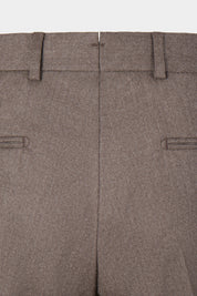 Pantalon classique flanelle - Taupe
