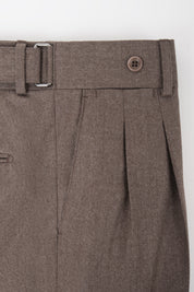 Pantalon classique flanelle - Taupe