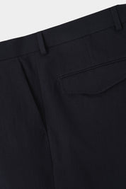 Pantalon coton et lin - Marine