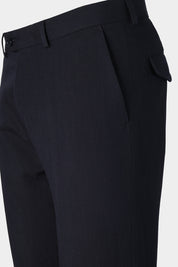Pantalon coton et lin - Marine