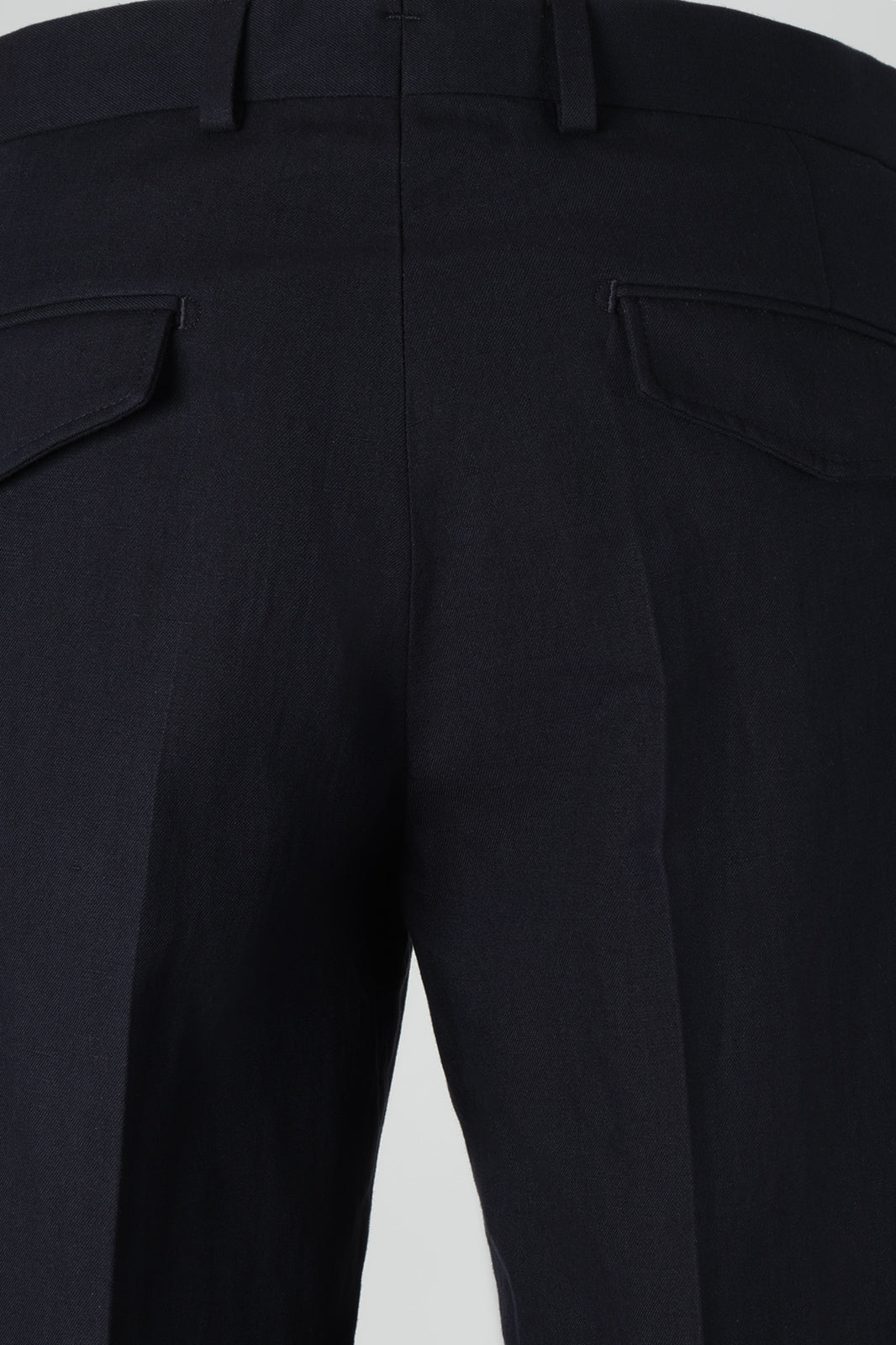 Pantalon coton et lin - Marine