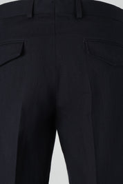 Pantalon coton et lin - Marine