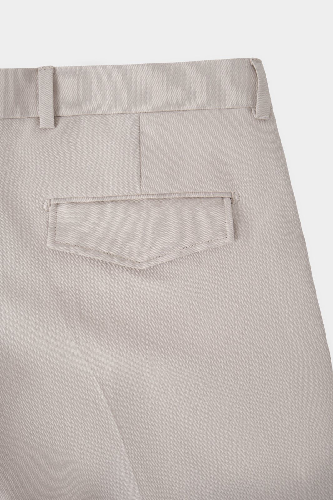 Cotton and linen trousers - Ecru