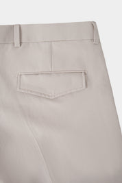 Cotton and linen trousers - Ecru