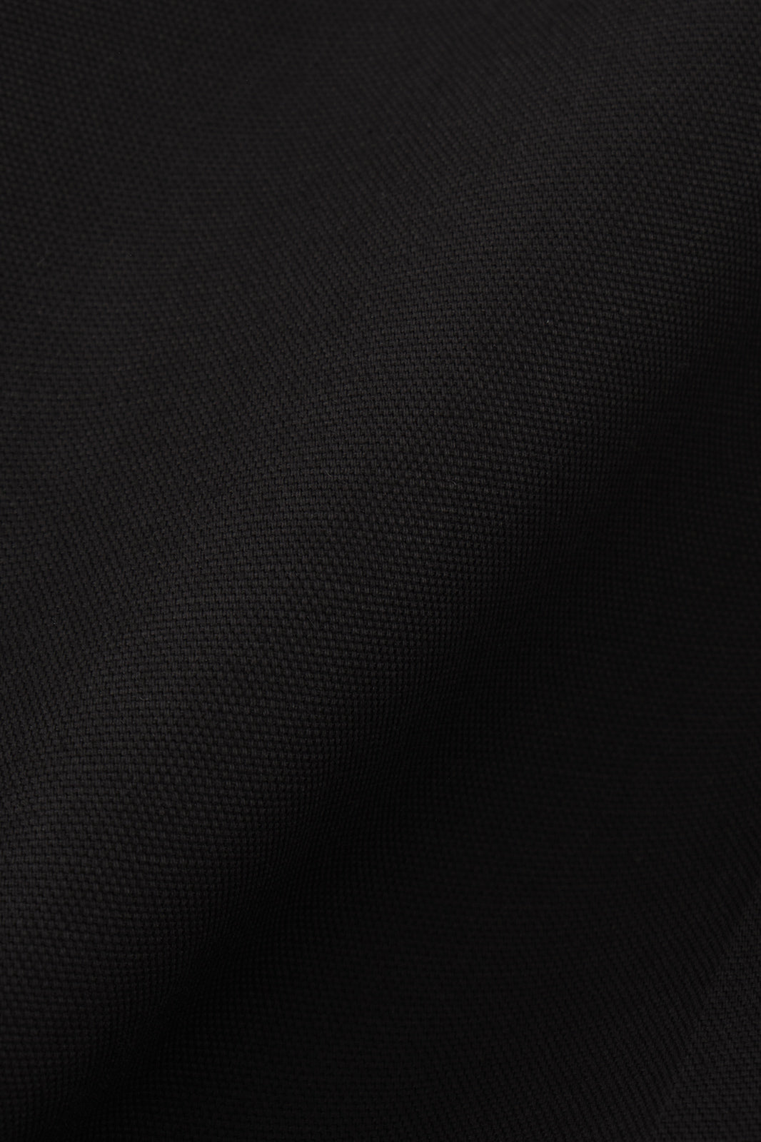 Cotton and linen trousers - Black