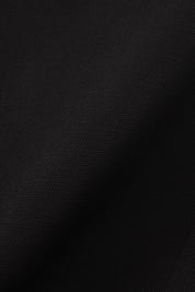 Cotton and linen trousers - Black