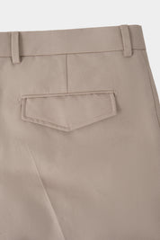 Pantalon coton et lin - Beige