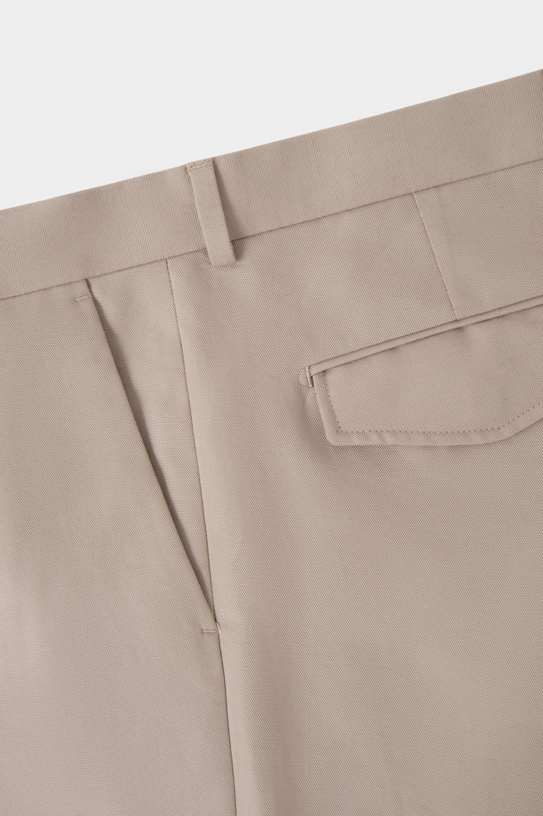 Pantalon coton et lin - Beige